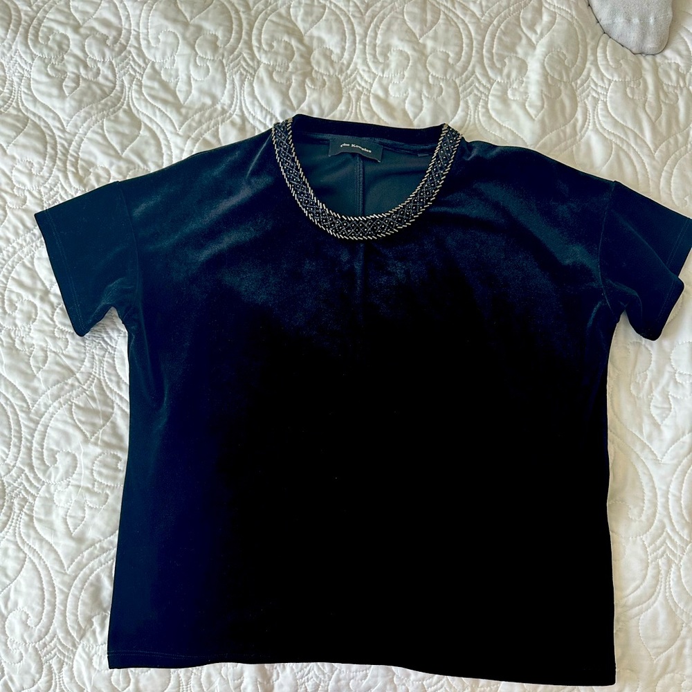 The Kooples velvet t shirt